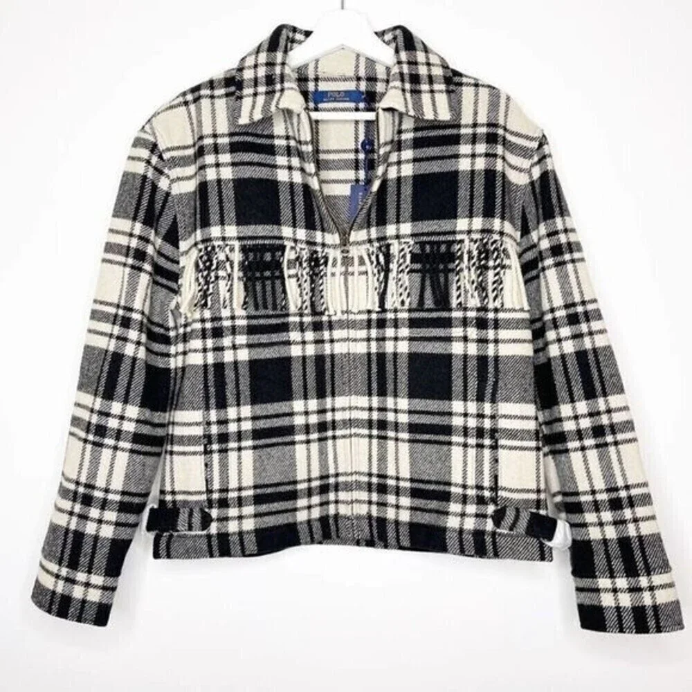 POLO RALPH LAUREN Wool Blend Plaid Jacket